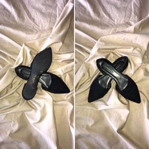 Flat d'Orsay style shoe